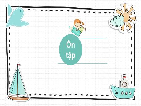 Bài giảng Tiếng Việt 1 - Bài ôn tập chủ đề 2 (Nguyễn Thị Thanh Hiền)