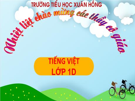 Bài giảng Tiếng Việt Lớp 1 - Chủ đề 5, Bài 5: Tiếng vọng của núi (Trần Thị Hồng Thúy)