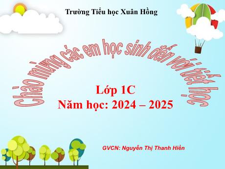 Bài giảng Toán 1 - Bài 10: Phép cộng trong phạm vi 10 (Nguyễn Thị Thanh Hiền)