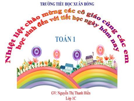 Bài giảng Toán 1 - Bài: Luyện tập (Trang 56)(Nguyễn Thị Thanh Hiền)
