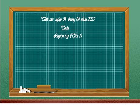 Bài giảng Toán 2 - Luyện tập (Tiết 1. Trang 84) (Nguyễn Thị Thu Hà)